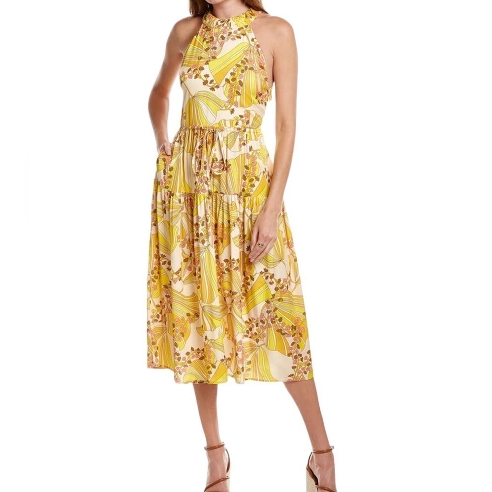 FLORA BEA NYC Jaques Midi Dress Sz‎ S